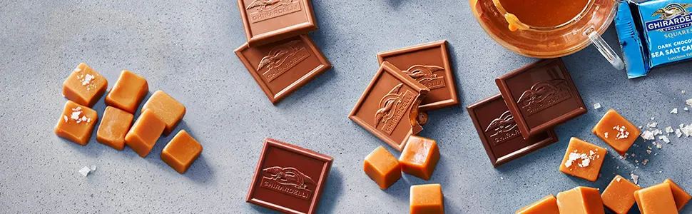 Ghirardelli Dark Assorted Squares XL Bag, 14.86 Ounce - image