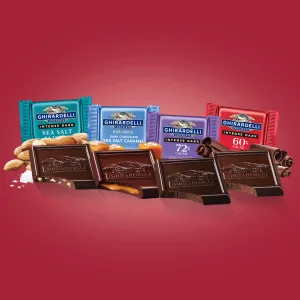 Ghirardelli Dark Assorted Squares XL Bag, 14.86 Ounce - image
