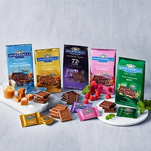 Ghirardelli Dark Assorted Squares XL Bag, 14.86 Ounce - image