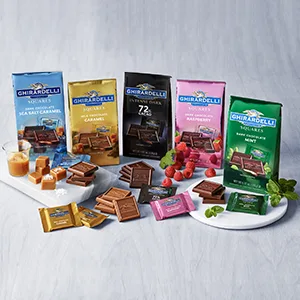 Ghirardelli Assorted Squares XL Bag, 15.77 Ounce - image
