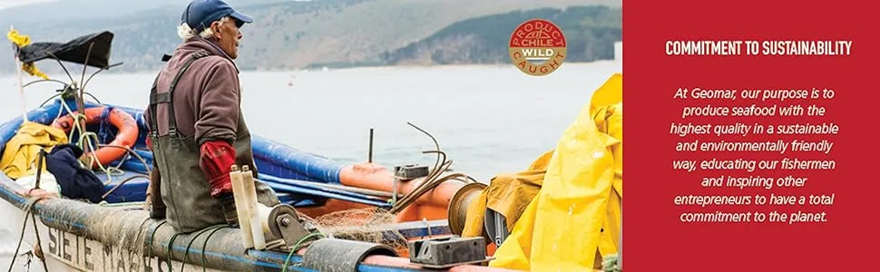 GEOMAR Locos (Chilean Abalone) in Brine - Sustainable - Ready-to-Eat - 3 Pieces per Can (15 oz) - Geomar