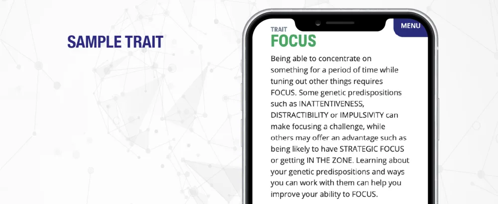 Genomind Mental Health Map: Genetic DNA Test Including Mental Health Predispositions and Wellness Trait Reports - UPDATE