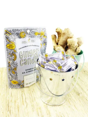 Gem Gem Ginger Candy Chewy Ginger Chews (1 Pound Bulk Pack) (Original) - Gem Gem Original