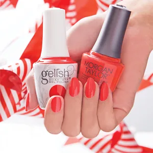 Gelish Mini Basix Gel Easy Soak Off LED Lamp Nail Polish Kit w/ Color Set, 15 mL - gelish