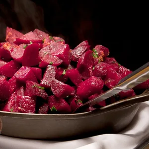 Gefen "Red Beets" Whole, Peeled, Cooked, Ready to Eat, Vacuum Packed (3 x 17.6oz Bags) - balsamic beets