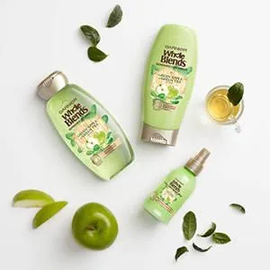 Garnier Whole Blends Refreshing 5-in-1 Lightweight Detangler Spray, Normal Hair, 5 fl. oz. - product information 2