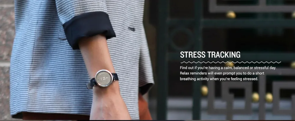 Garmin Lily, Small Smartwatch with Touchscreen and Patterned Lens, Rose Gold and Light Tan Rose Gold and Light Tan Sport Smartwatch - Garmin Lily