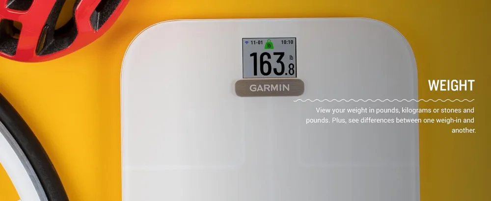 Garmin Index S2, Smart Scale with Wireless Connectivity, Measure Body Fat, Muscle, Bone Mass, Body Water% and More, Black (010-02294-02) Black Smart Scale - Garmin Index S2