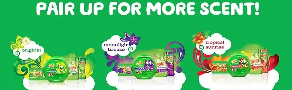 Gain Laundry Detergent eco-Box, Original Scent + Gain Eco-Box Liquid Fabric Softener, Original Scent Detergent and Fabric Softener Eco-Box Bundle - product information 1