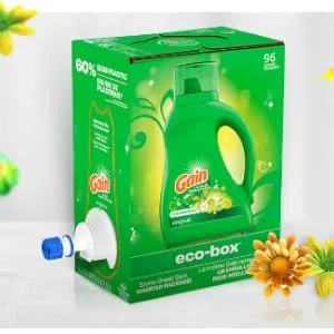 Gain Laundry Detergent eco-Box, Original Scent + Gain Eco-Box Liquid Fabric Softener, Original Scent Detergent and Fabric Softener Eco-Box Bundle - product information 3