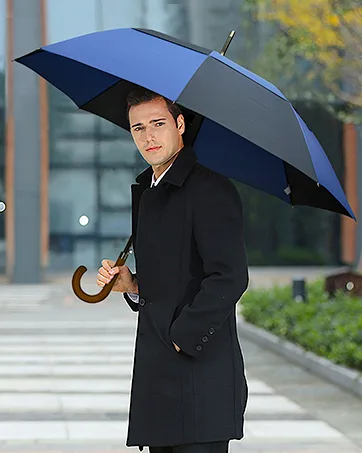 G4Free Automatic Open Golf Umbrella Extra Large Oversize Double Canopy Vented Windproof Waterproof Stick Umbrellas Black 62 inch - product information 15