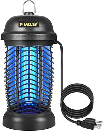 FVOAI Bug Zapper Outdoor, Electronic Mosquito Zapper Fly Zapper for Outdoor and Indoor (Black) - bug zapper