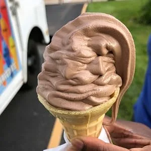 Frostline Lactose Free Soft Serve Mix Variety, Chocolate and Vanilla, 6 lb Bags with By The Cup Mood Spoons - lifestyle 1