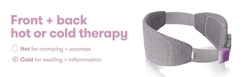 Frida Mom C-Section Recovery Band | Post-Op Incision Protector | Targeted Hot + Cold Therapy - Hot + Cold Therapy for front + back