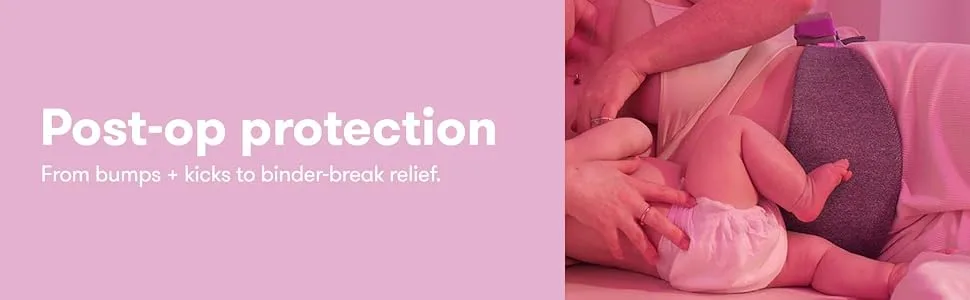 Frida Mom C-Section Recovery Band | Post-Op Incision Protector | Targeted Hot + Cold Therapy - post-op protection. from bumps + kicks to binder-break relief