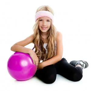 Fresion Small Exercise Ball Soft Yoga Balls,Mini Pilates Ball 25cm for Core Training Exercise,Durable Gray - product information 3