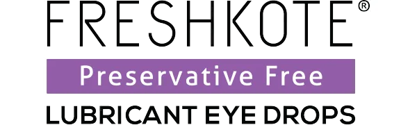 FreshKote Preservative Free Lubricant Eye Drops - .33 Oz - product information 1