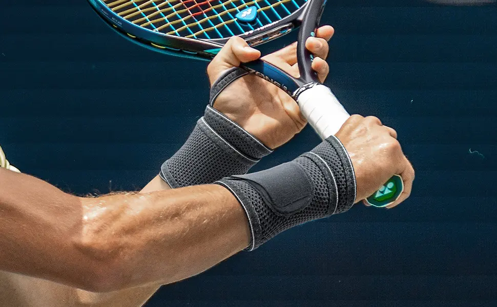 FREETOO Wrist Brace for Carpal Tunnel Relief Light Support, - Compression Wrist Support for Workout Women Men, Adjustable Wrist Guards Fit Right Left Hand for Work Arthritis Tendonitis Gray - product information 9