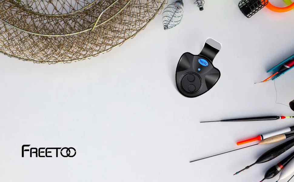 FREETOO Best Sensitive Electronic Fishing Bite Alarm Indicator Sound Bite Alarm Bell with LED Lights Fishing Bells for Rods 3pcs - fishing bite indicator