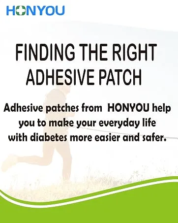 Freestyle Sensor Covers 40Pack Waterproof Libre Sensor Covers Without Glue on The Center 14 Days Long Stay Pink 40 Count (Pack of 1) - HONYOU Patches