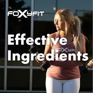 FoxyFit Protein for Her, Vanilla Cupcake Whey Protein Powder with CLA and Biotin for a Healthy Glow (1.85 lbs) - effective ingredients