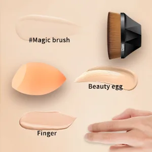 Foundation Brush Makeup Brush with Case, Black - product information 7