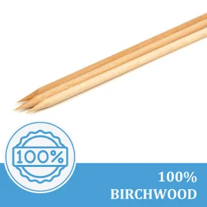 ForPro Birchwood Cuticle Sticks, Double Sided, Multi-Purpose Cuticle Pusher for Manicures and Pedicures, 7 L, 500-Count 500 Count (Pack of 1) - ForPro Birchwood Cuticle Sticks, Double Sided, Multi-Purpose Cuticle Pusher