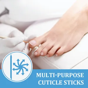 ForPro Birchwood Cuticle Sticks, Double Sided, Multi-Purpose Cuticle Pusher for Manicures and Pedicures, 7 L, 500-Count 500 Count (Pack of 1) - ForPro Birchwood Cuticle Sticks, Double Sided, Multi-Purpose Cuticle Pusher