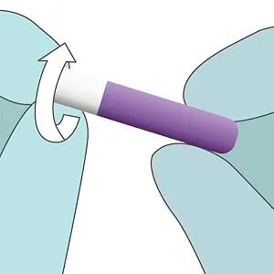 FORA Sterile Safety Lancet (5086), 1.4mm Depth, 30 Gauge, 100 Count, Lancing Device Not Required - Carefully pull off the protective cap.