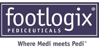 FOOTLOGIX Double Sided File with Rubberized Handle - footlogix logo, brand footlogix, foot care, pedicure