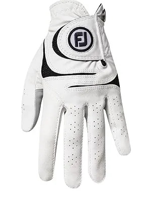 FootJoy Men's WeatherSof Golf Glove (White) White Large Left - FootJoy Weathersof