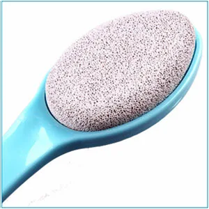 Foot Stone Brush Exfoliating Brush Shower Foot Srubber with Pumice(1 Blue) 1 Count (Pack of 1) 1pcs Blue - pedicure tools