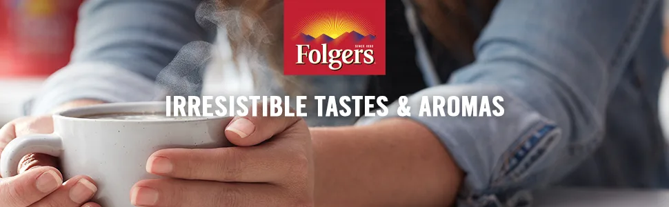 Folgers Coffee Singles Classic Decaf Medium Roast Coffee, 19 Single Serve Coffee Bags 19 Count (Pack of 1) - Folgers Irresistible Tastes & Aromas