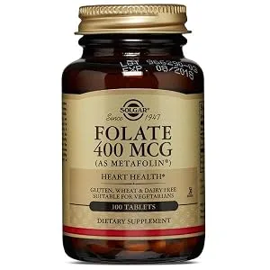 Folate 666 MCG DFE (Metafolin 400 MCG) Tablets - 100 Count 100 Count (Pack of 1) - product information 1