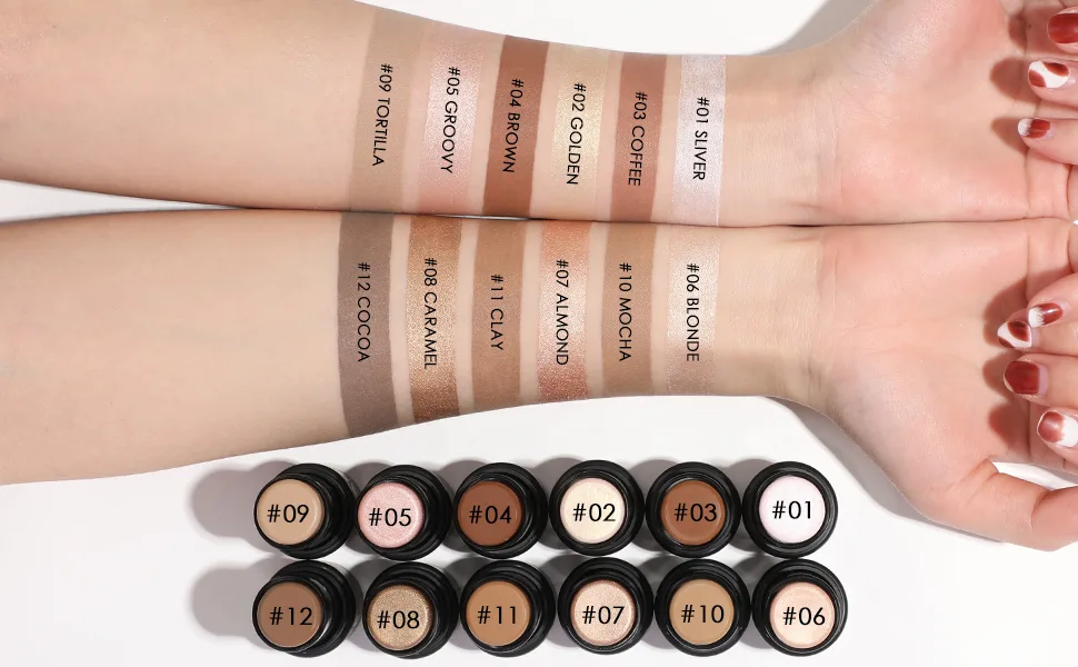 FOCALLURE 2 Pcs Mineral Cream Contour Stick,Moisturize Highlighter and Bronzer Pen,Non Stick Face Brightens & Shades Pencil,Long Lasting & Smooth Gliding Face Illuminator Makeup,Light-medium - waterproof contour stick