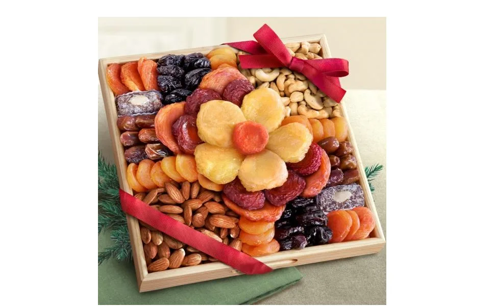 Flora Dried Fruit and Nut Gift Tray - product information 1