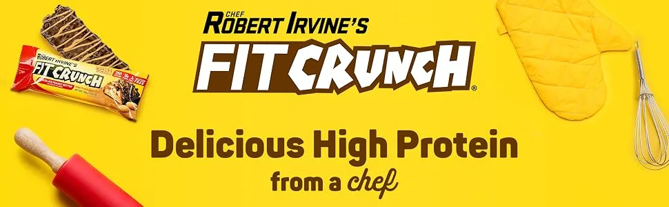 FITCRUNCH Protein Bars, Snack Size Variety Pack, Gluten Free 18 Pack - Second