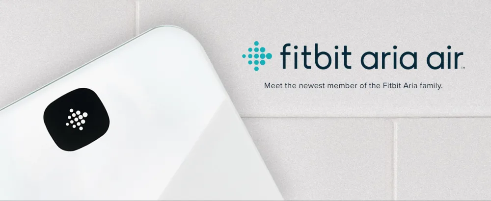 Fitbit Aria Air Bluetooth Digital Body Weight and BMI Smart Scale, Black - fitbit Aria Air scale