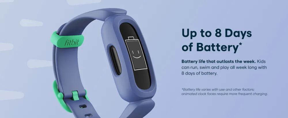 Fitbit Ace 3 Activity Tracker for Kids 6+ One Size, Black/Racer Red - Up to 8 Days of Battery*