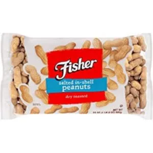 Fisher Snack Tex Mex Trail Mix, 30 Ounces, Hot and Spicy Peanuts, Almonds, Salsa Corn Sticks, Sesame Sticks, Chili Bits, Pepitas Tex Mex 30 Ounce - salted shell peanuts