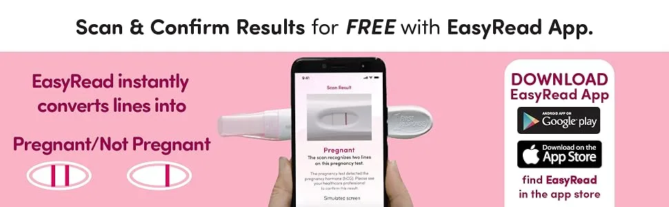 First Response Test & Confirm Pregnancy Test, 1 Line Test and 1 Digital Test Pack - first response easyread app scan & confirm pregnancy test results free