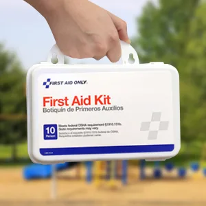 First Aid Only 57 Piece 10 Person First Aid Kit (6060) - Portable