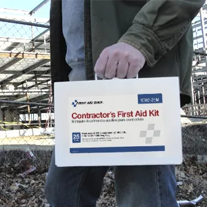 First Aid Only 178 Piece Contractor's First Aid Kit (9302-25M) - Easy to carry first aid kit