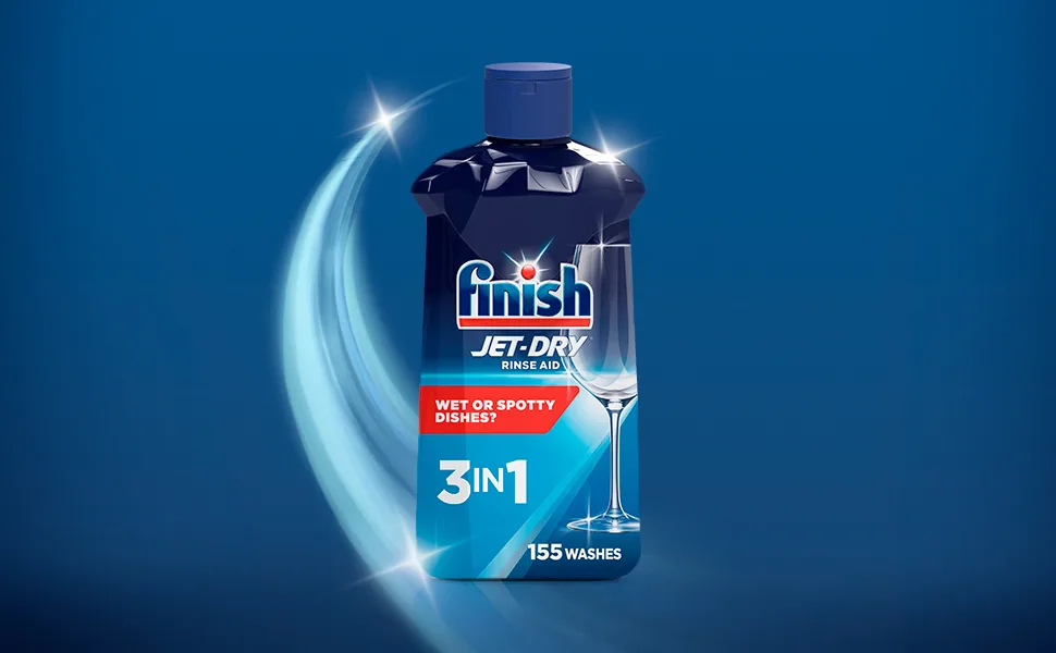 Finish Jet-dry, Rinse Agent, Ounce Blue 32 Fl Oz (Packaging May Vary) - Finish Jet Dry