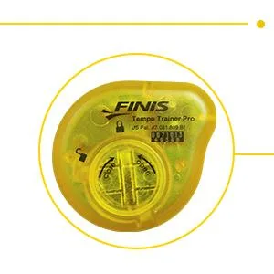 FINIS Tempo Trainer Pro Audible Metronome Pacing Device , Yellow/Blk, Small - product information 4