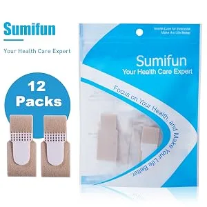 Finger Buddy Wraps, 12 PCS Finger Loops Tapes for Broken, Jammed, Swollen Finger or Dislocated Joint, Splints Brace for Pinky Ring Middle Index Trigger Finger, Toe Strap Bandage 2# - sumifun finger tapes