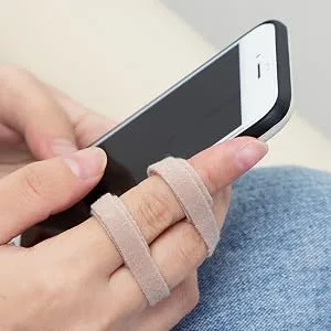 Finger Buddy Wraps, 12 PCS Finger Loops Tapes for Broken, Jammed, Swollen Finger or Dislocated Joint, Splints Brace for Pinky Ring Middle Index Trigger Finger, Toe Strap Bandage 2# - two finger budyy wraps