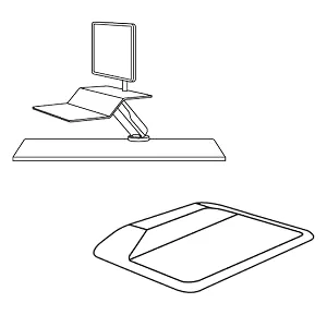Fellowes Professional Series Back Support, Black (8037601) - workspace wellness, workspace, wellness, desk, office, desktop, ergo, ergonomics, fellowes, cube