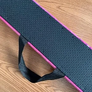 FC FUNCHEER 8FT Folding Gymnastic Beam,Wood core Anti-Slip Bottom with Carrying Handle Magic star - carrying handle