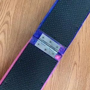 FC FUNCHEER 8FT Folding Gymnastic Beam,Wood core Anti-Slip Bottom with Carrying Handle Magic star - hinge